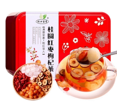 桂圆红枣枸杞花茶